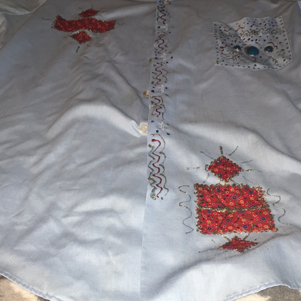 Vintage 1960s Van Heusen HampshireHouse mens Shirt,Embellished - Picture 12 of 14